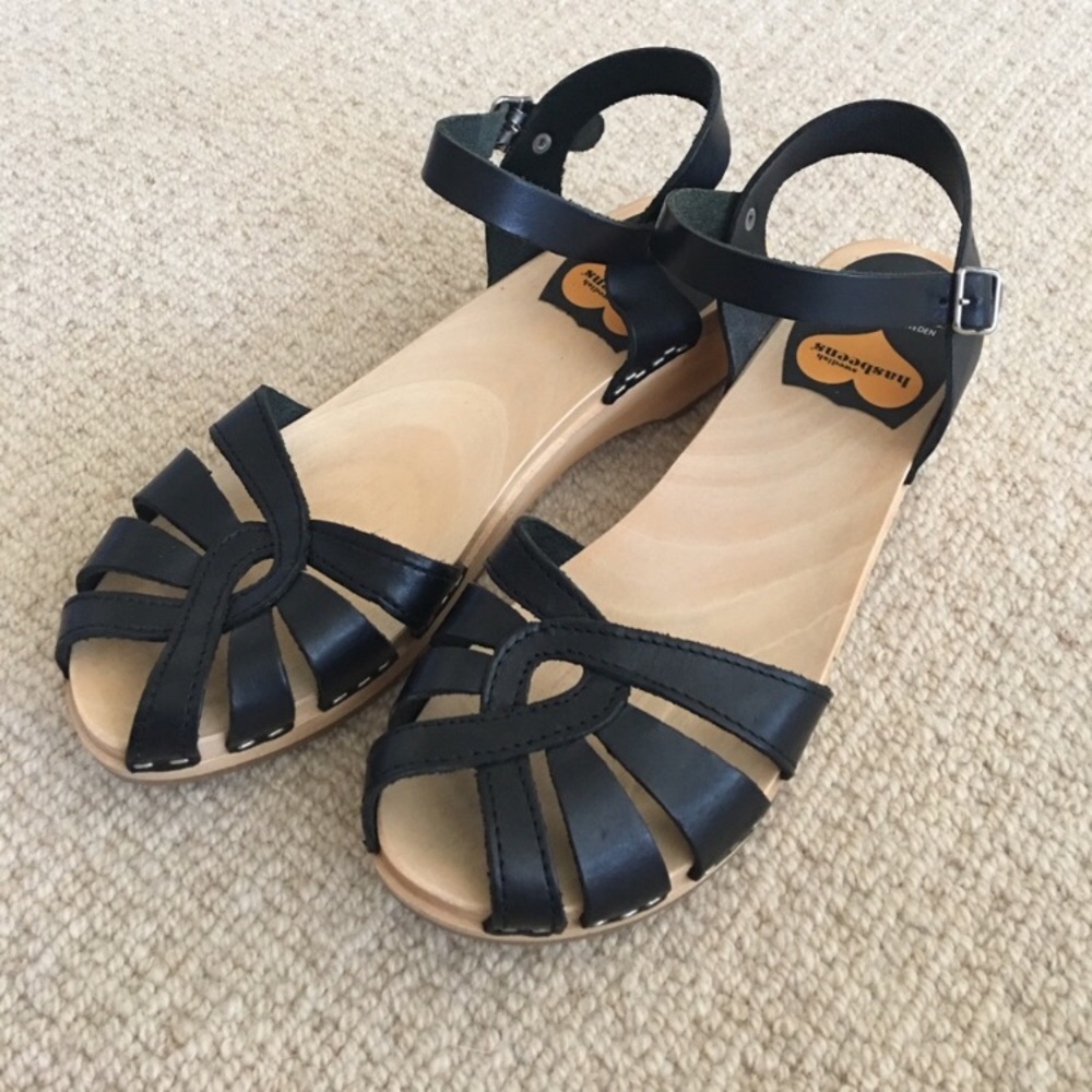 Swedish has beens medium height fisherman sandal